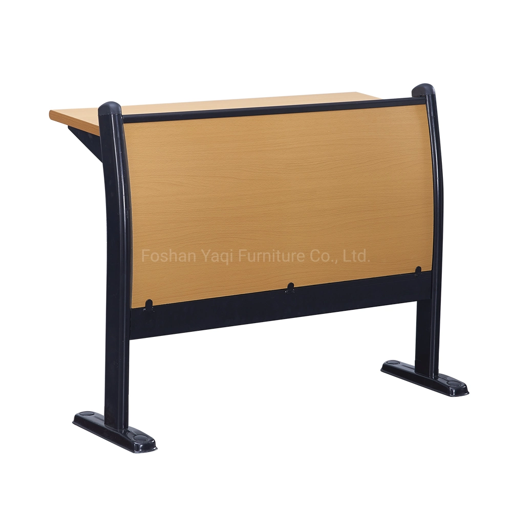 University Lecture Wooden Classroom Metal Waiting Used Auditorium Cinema Theater Furnitures Student Desk and Chair School Furniture (YA-X001)