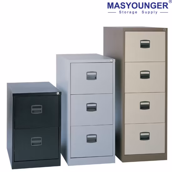 Modern Chinese Office Home Furniture Metal Cabinets Steel 2 3 4 Drawer Storage Vertical Filing Cabinet