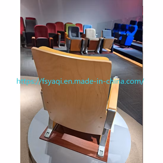 영화관 가정 가구 금속 회의 의자 극장 가구 접히는 강당 교회 의자 좌석 강당 좌석 의자 (YA-07C)